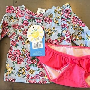 6-12 months girls Ruffle Butts swim suit NWT